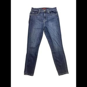 7 For All Mankind Gwenevere Ankle Skinny Medium Wash Denim Jeans Sz 25 High Rise